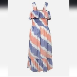 Jessica Simpson Youth Girl Dress Tie Dye summer party dress Size Large 14/16 Nwt